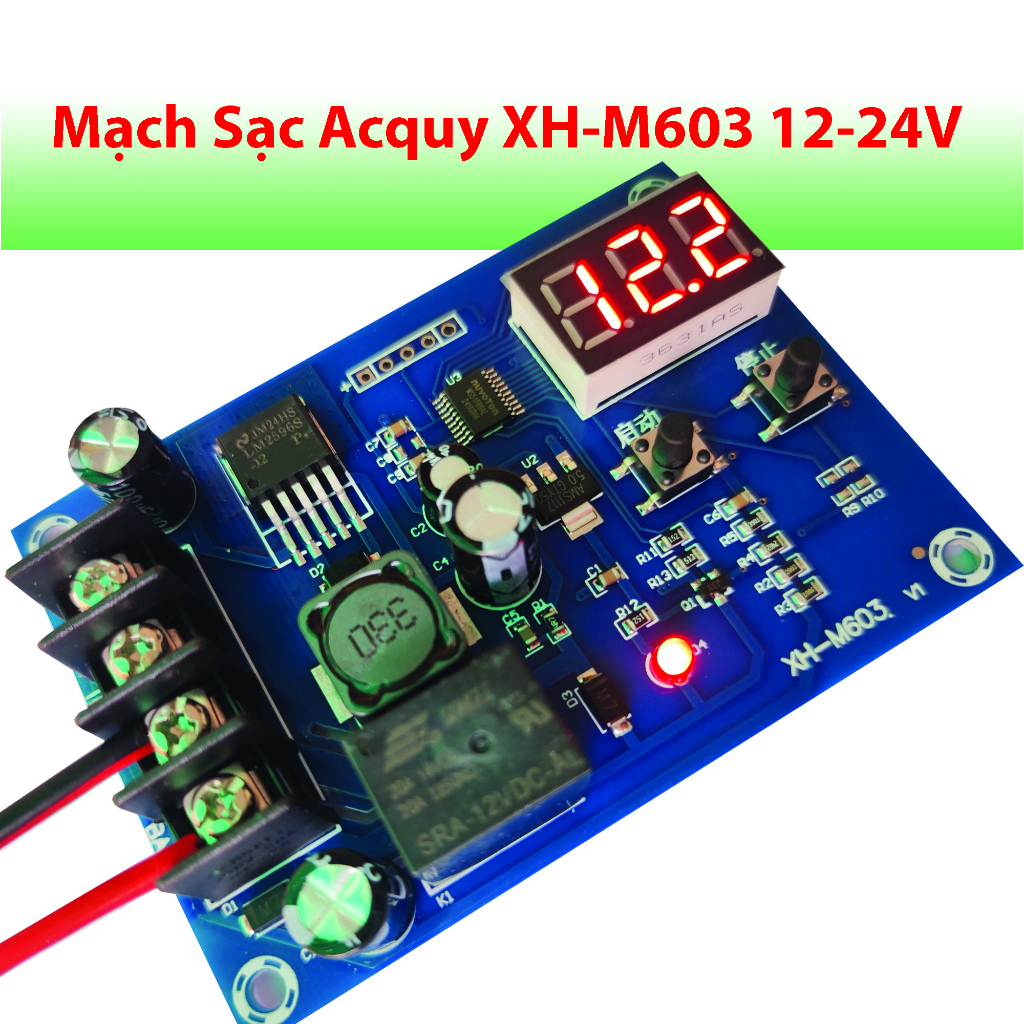 Mạch Sạc Acquy XH-M603 12-24V