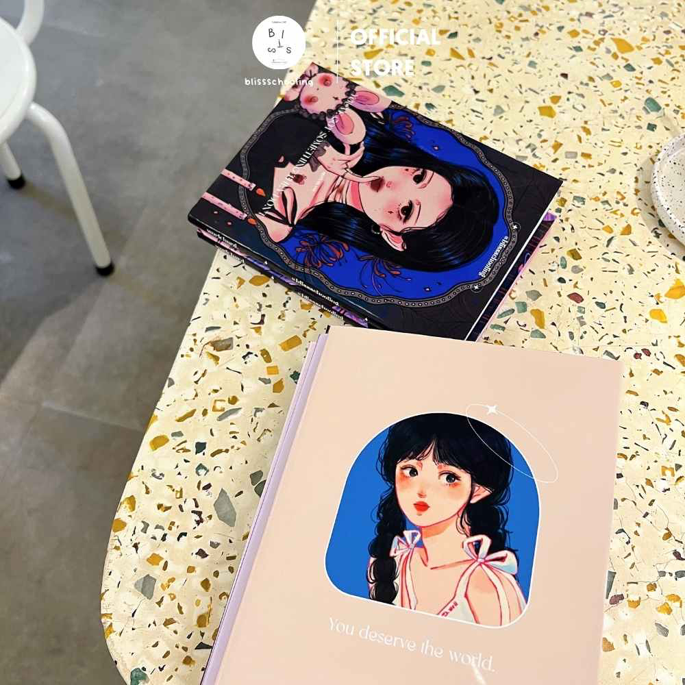 Giấy Bao Tập Họa Tiết Pretty Girl | Đọc kĩ mô tả | Tiệm In Blissschooling