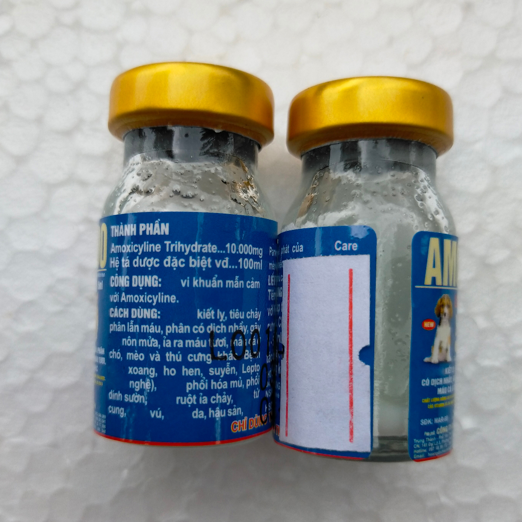 1 lọ 5ml A-MOX 100 Dùng cho cho chó, mèo và thú cung khác