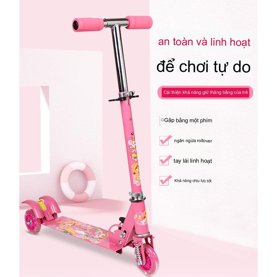 Xe Trượt Scooter Thông Minh -Có Phanh Hãm 3 Bánh Phát Sáng