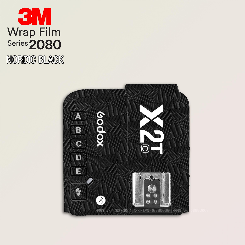 Miếng dán, skin 3M vân nổi 2080 cho trigger godox, godox Xpro, Xpro II, X1T, X2T...