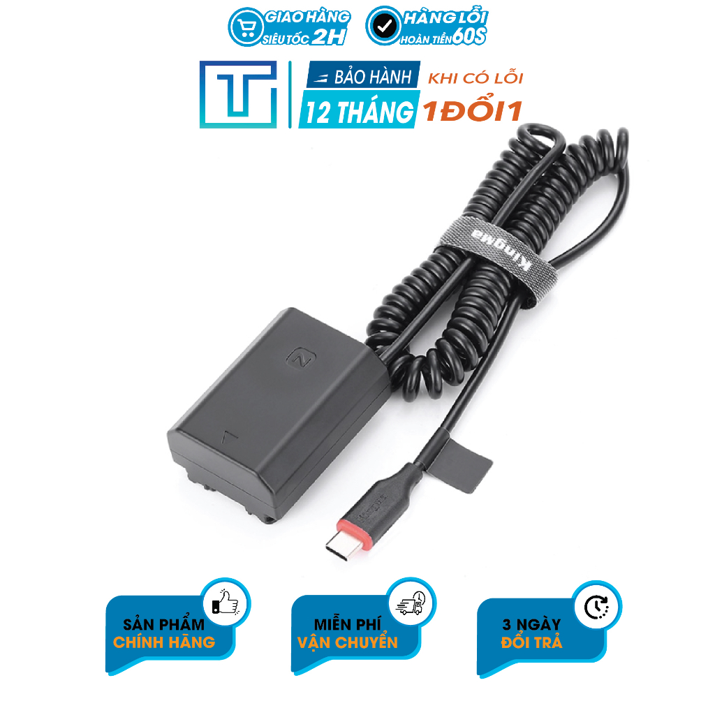 Pin ảo/ giả pin/ Pin Dummy Kingma for Sony NP-FZ100 . BH 12 Tháng