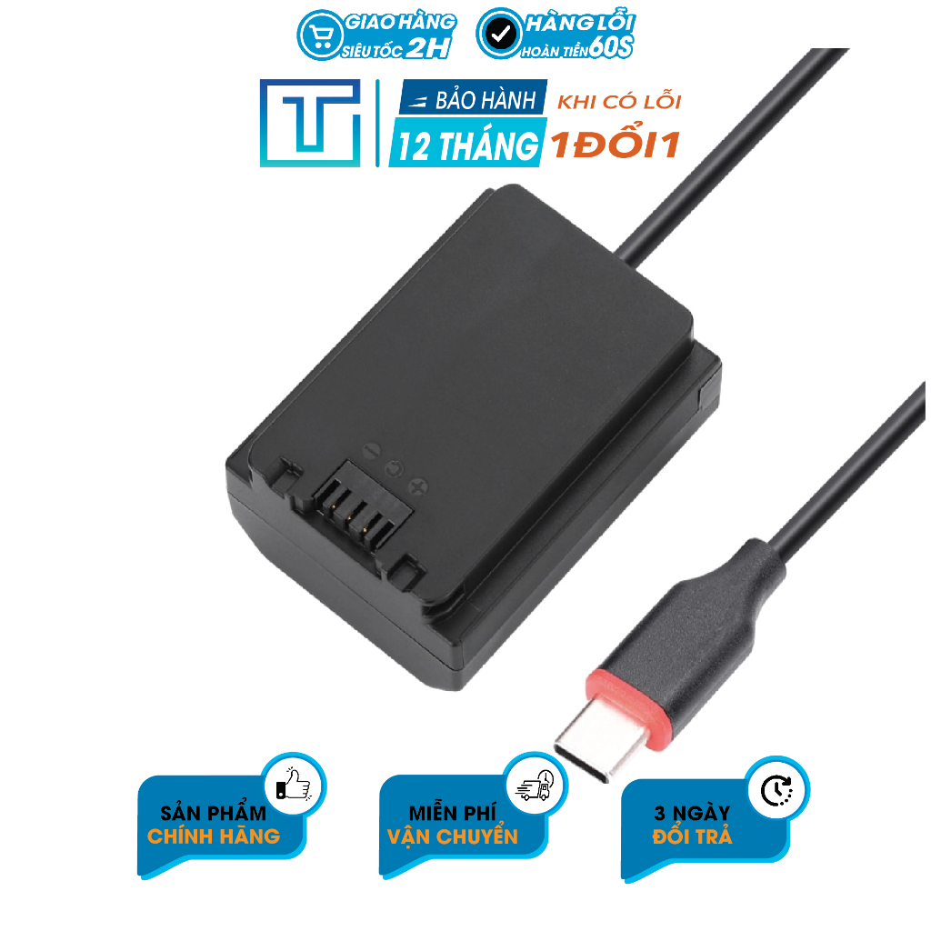 Pin ảo/ giả pin/ Pin Dummy Kingma for Sony NP-FZ100 . BH 12 Tháng