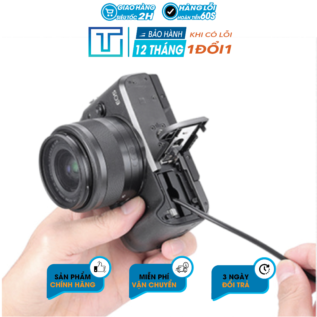 Pin ảo/ giả pin/ Pin. Dummy Kingma for LP-E12 . BH 12 Tháng