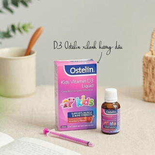 Vitamin D3 dạng nước cho bé Ostelin Kids Vitamin D3 Liquid 20ml
