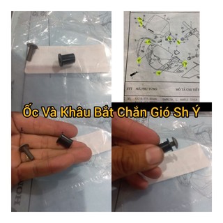 Ốc Băt Chắn Gió Dòng Xe Sh Ý ( Tặng Kèm Ốc )
