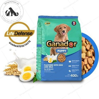 Thức Ăn Hạt Cho Chó Con Mọi Giống Chó Vị Trứng Và Sữa Ganador Puppy 3kg