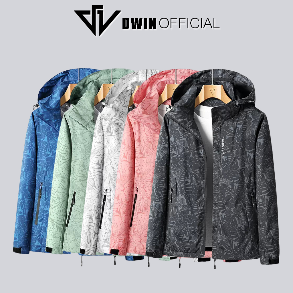 Áo khoác gió Dwin local brand nam nữ 2 lớp chất liệu dù cao cấp unisex form rộng jacket 2.0
