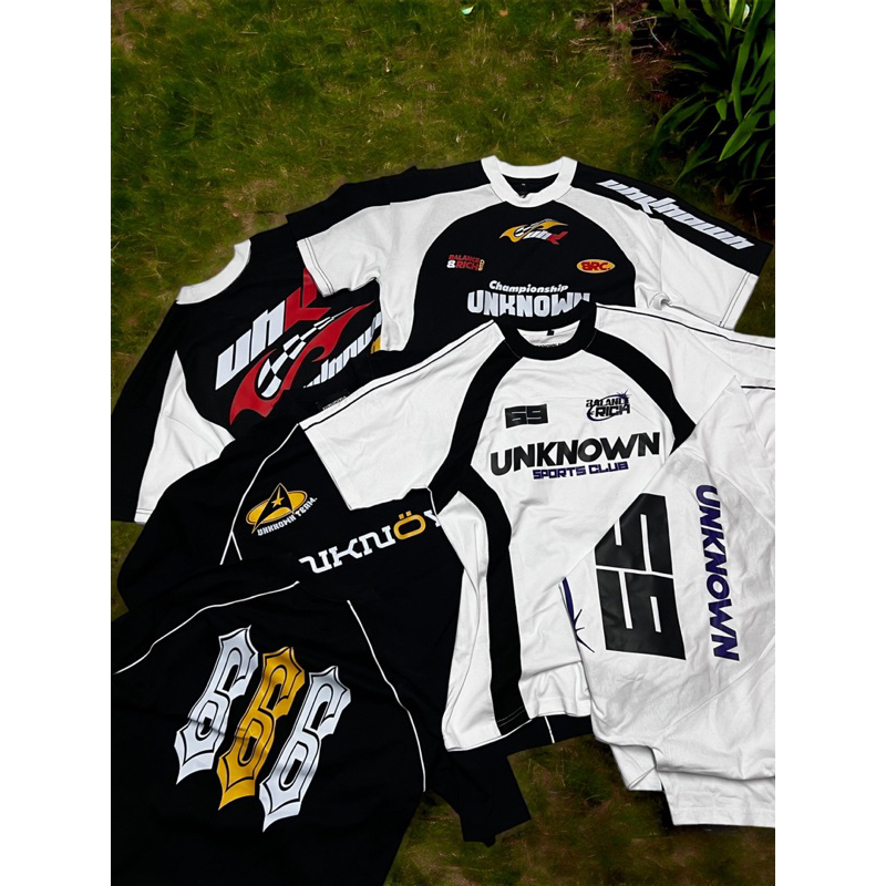 Áo thun phối " RC Championship" Unknown tee cotton Local Brand