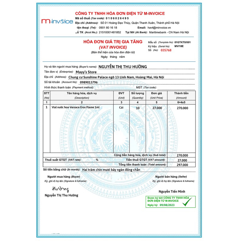 Vial nước hoa Versace Eros Flame