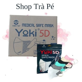 1 thùng 300 cái khẩu trang 5d yoki