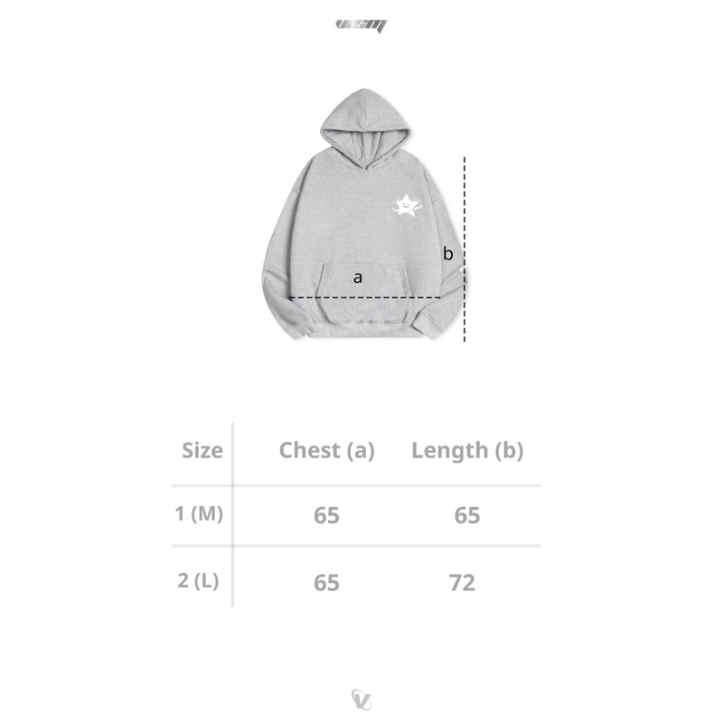 LOGO HOODIE áo khoác nỉ bông có nón VISM CLO