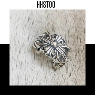 Nhẫn Chrome Hearts nam nữ Nhẫn Chrome heart bạc 925 Nhẫn đôi Chromeheart Trang sức bạc cao cấp HHST00