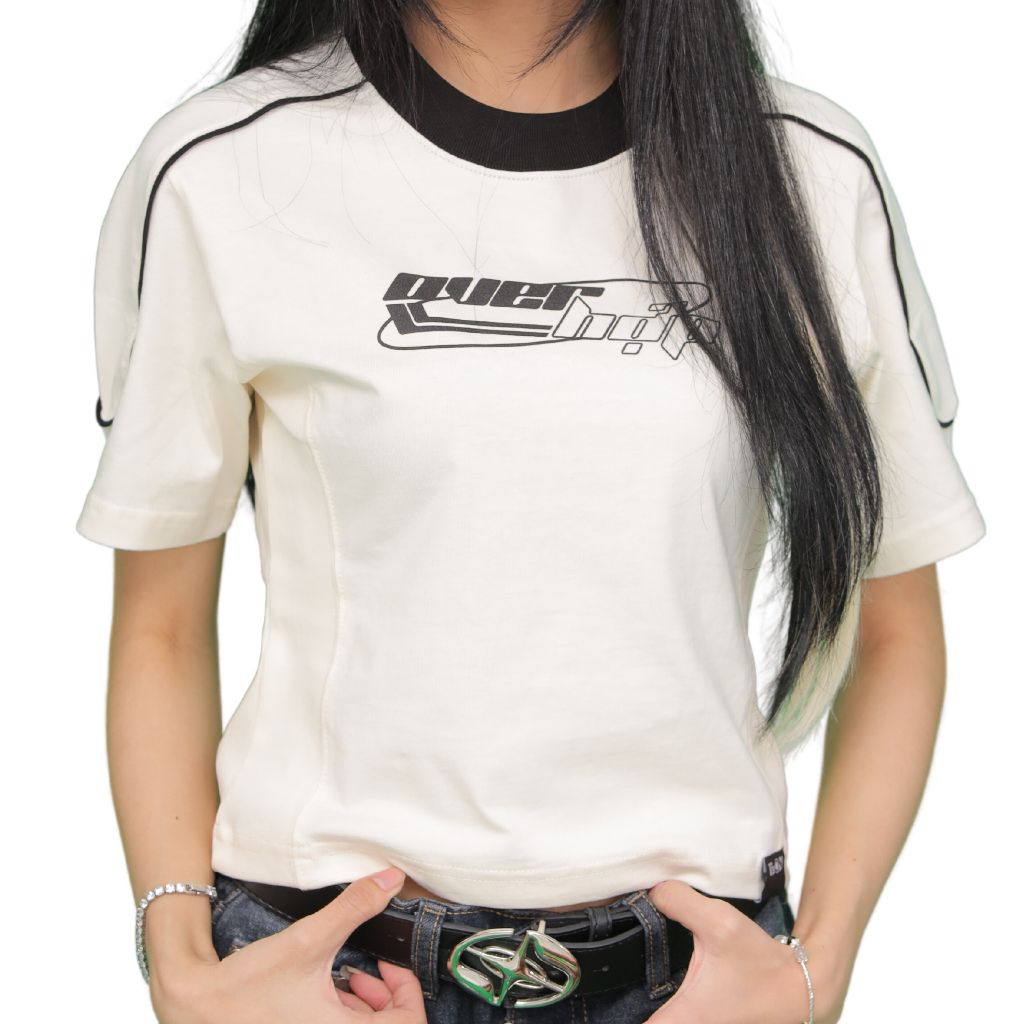 Rap Việt Baby Tee Màu Kem Freesize - Chính Hãng VieSHOP