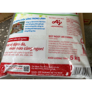 Bột ngọt ajnomoto 5kg hạt nhỏ (hàng công ty)