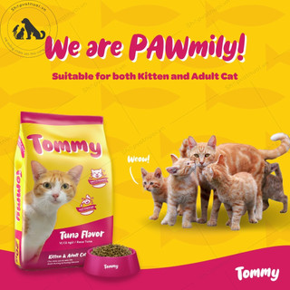 Thức ăn hạt mèo mọi lứa tuổi vị cá ngừ tommy xuất xứ philippines 1kg