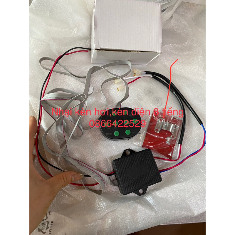Nhại kèn 8 tiếng khác nhau, nhại kèn hơi,kèn điện kèn sên , nhại còi 12v 24v chung có clip