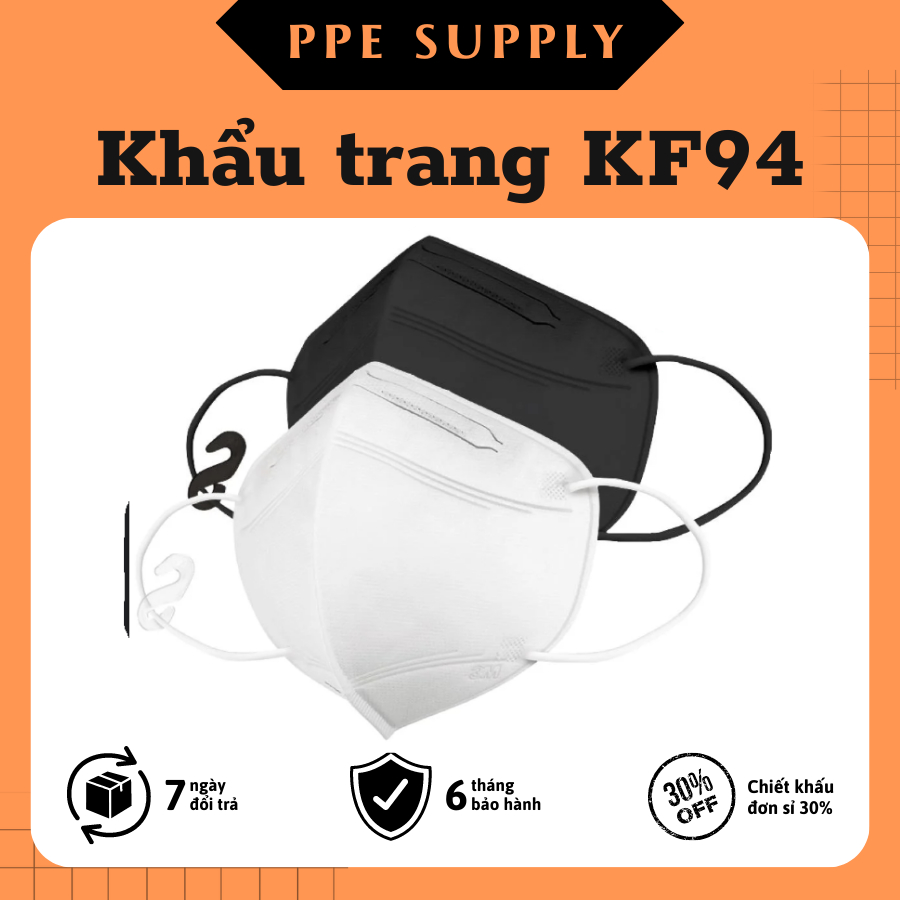 [Chính hãng] Khẩu trang kf94, 3m 9013, chống bụi mịn, công nghệ lọc tĩnh điện 3M