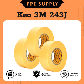 Băng keo 3m, Masking Tape 243J, băng keo che sơn