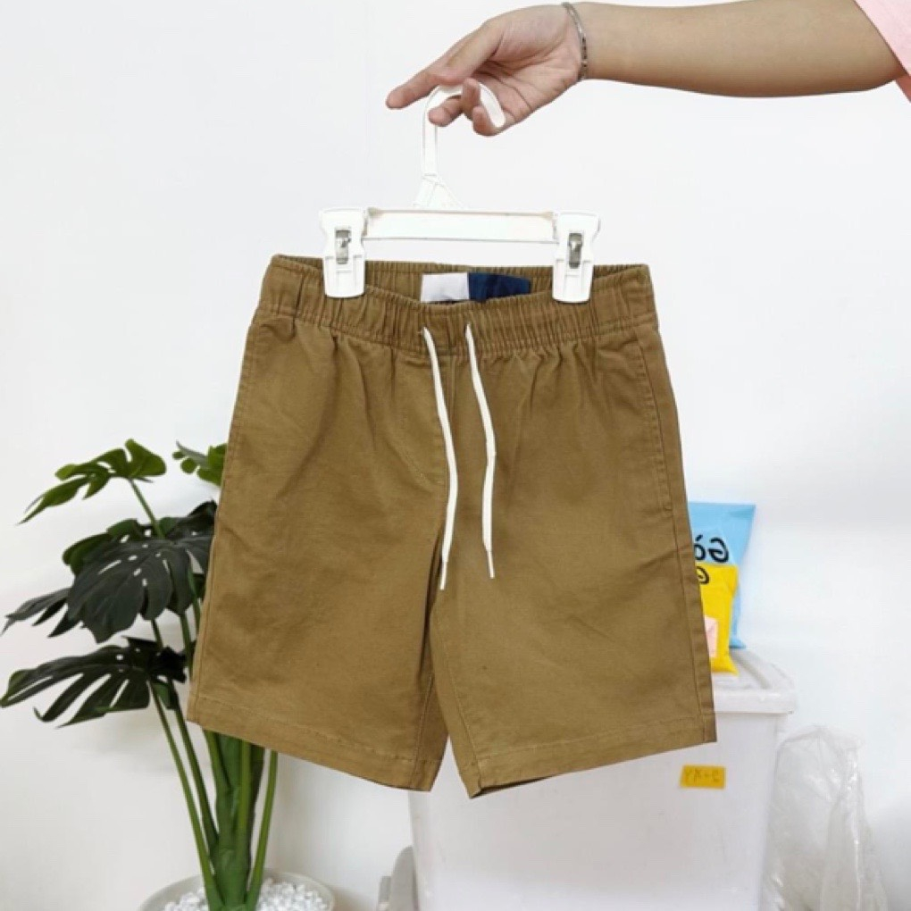 Quần short đùi bé trai size đại chất kaki Dragon Kids