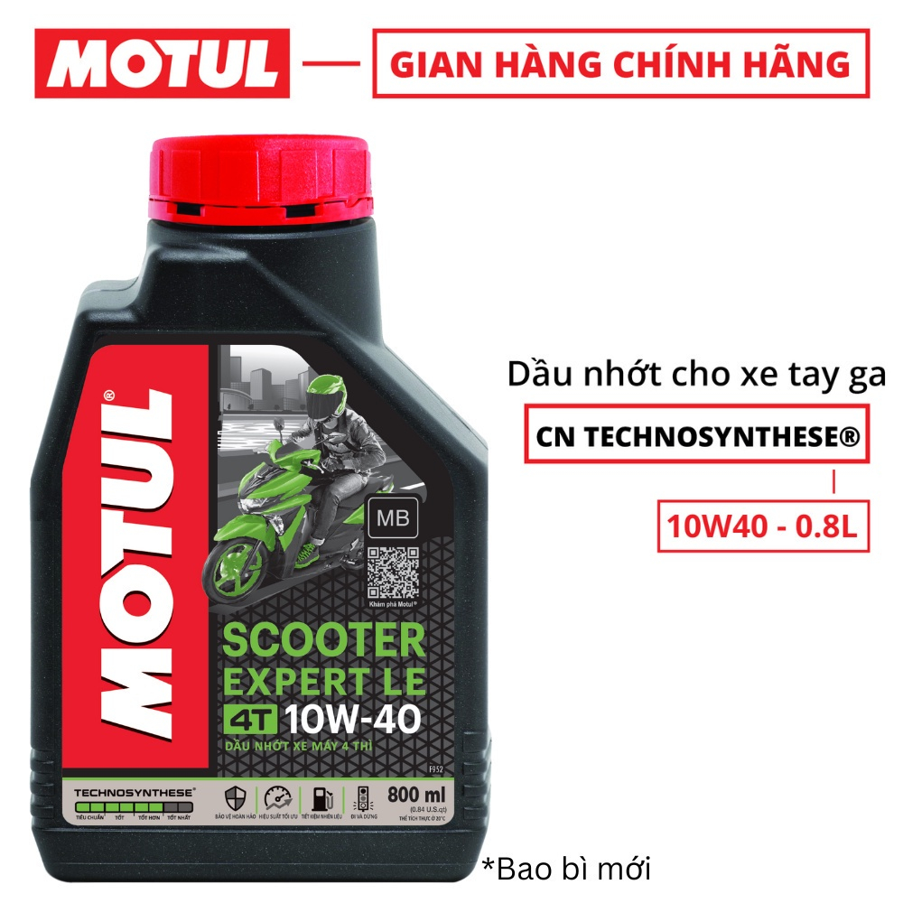 Nhớt Motul Scooter Expert LE 4T 10w40 1L