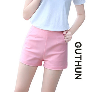 Quần short nữ guthun chất thun cotton dày co giãn thoải mái