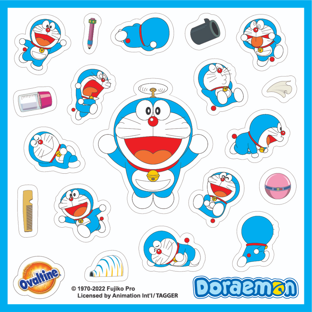 (QUÀ TẶNG KHÔNG BÁN) Set Sticker Hình Doraemon