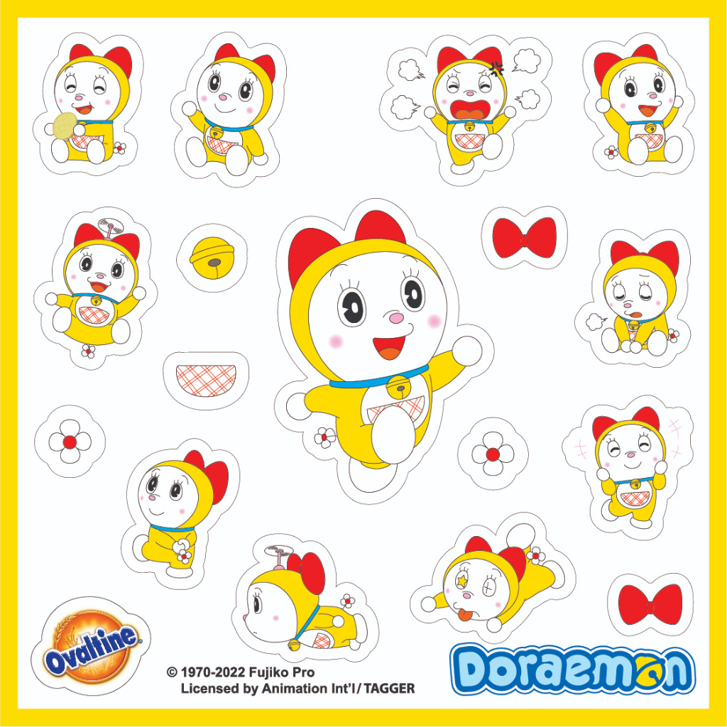 (QUÀ TẶNG KHÔNG BÁN) Set Sticker Hình Doraemon