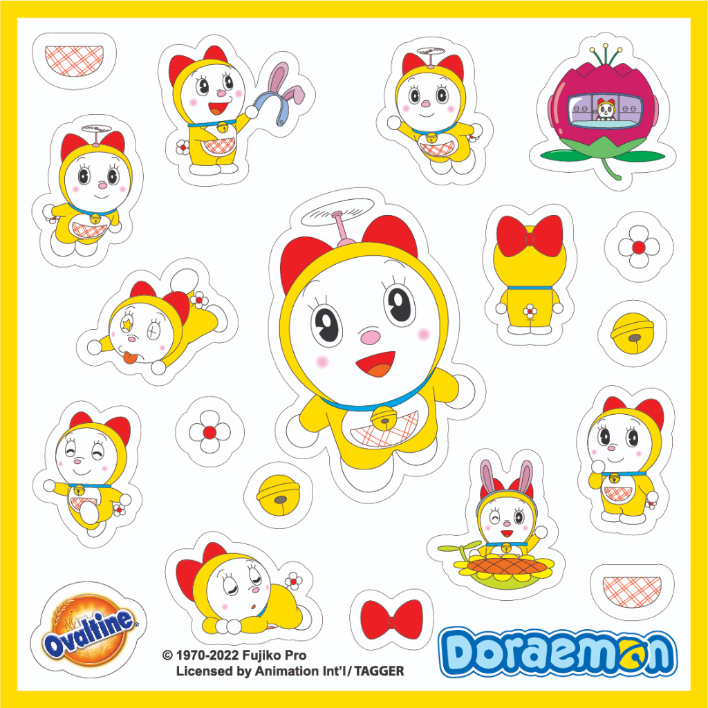 (QUÀ TẶNG KHÔNG BÁN) Set Sticker Hình Doraemon