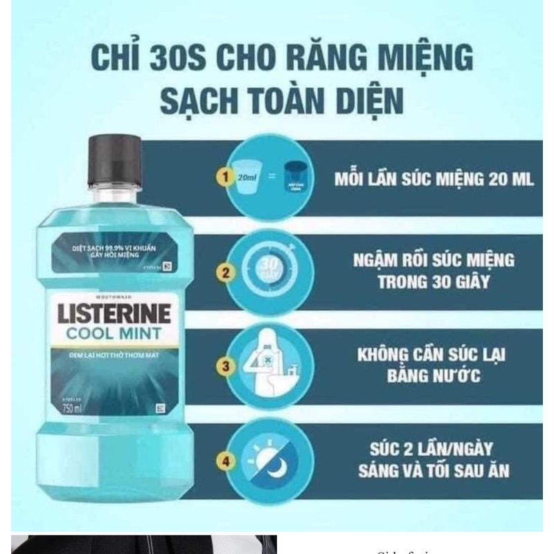 Nước súc miệng LISTERINE
