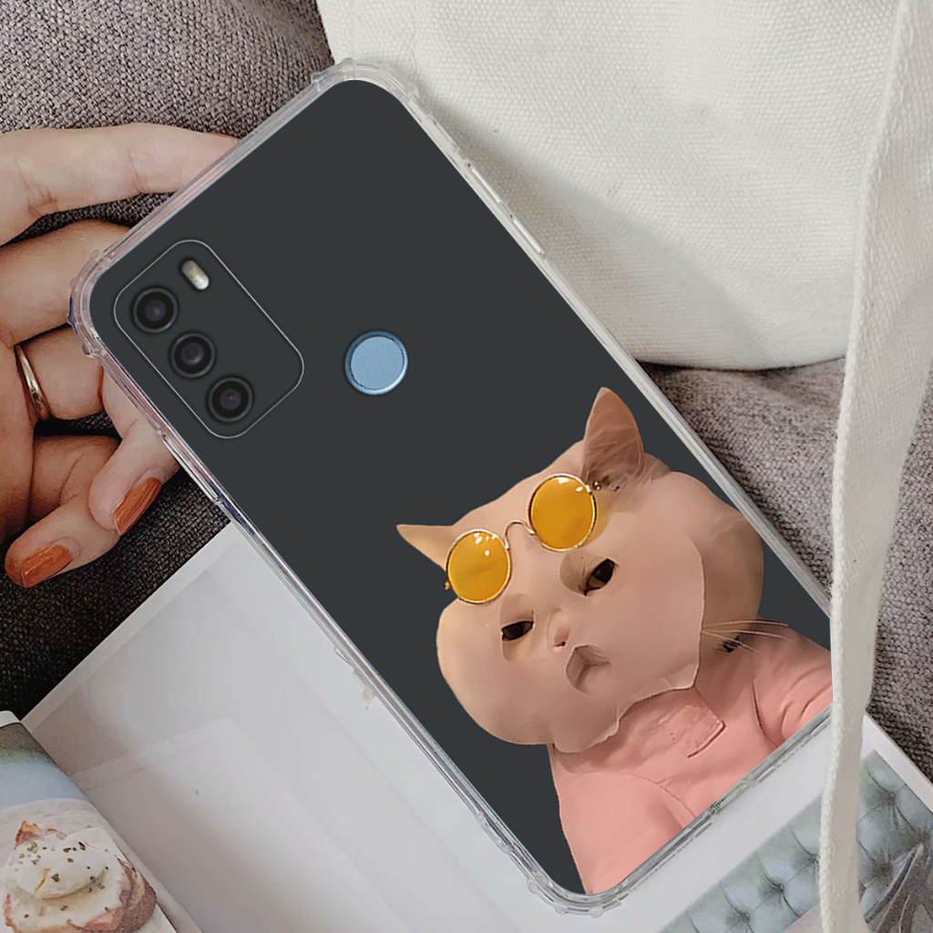 Ốp lưng Vsmart Star 5 dẻo mềm in chú mèo cute bảo vệ camera
