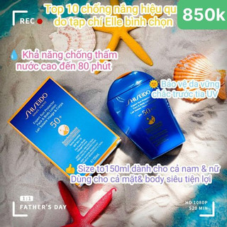 Kem chống nắng Shiseido[ chính hãng sale]