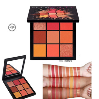 Bảng phấn màu mắt 9 ô huda beauty coral obsessions – satp939