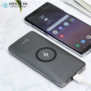 Pin Sạc Dự Phòng Sạc Nhanh 18W 10000mAh, Sạc Không dây Type C PD QC3.0 Xmobile P66D Xám (Like New) Tặng kèm cáp sạc