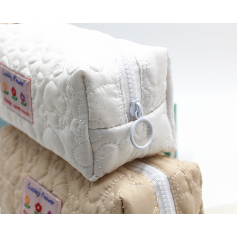 Túi Đựng Bút nhiều ngăn, bóp bút cute, túi bóp đựng viết nam nữ to bằng vải caro