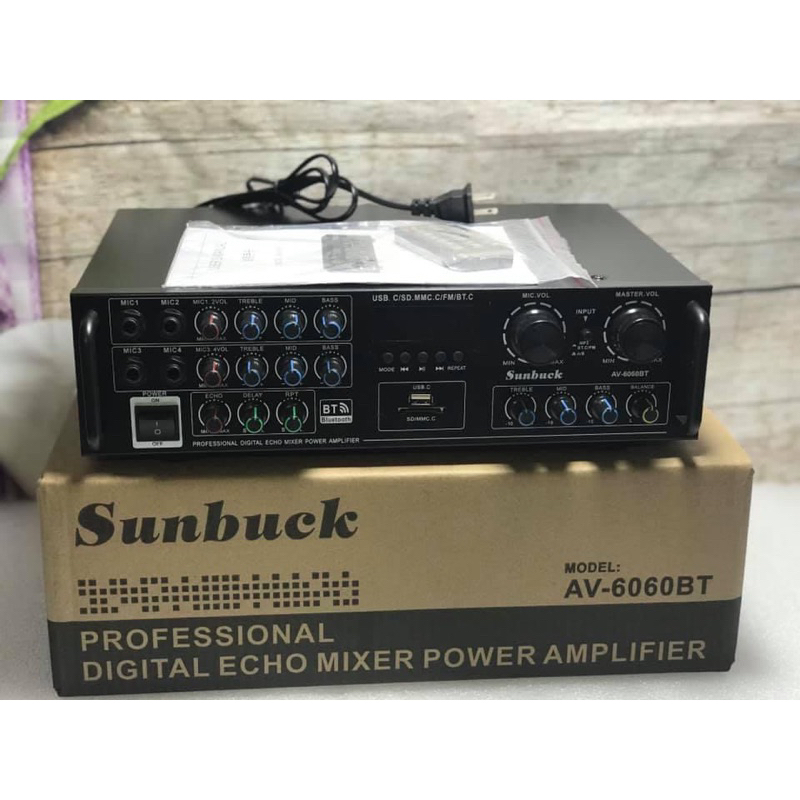 Amply sunbuck 6060bt hàng chính hãng