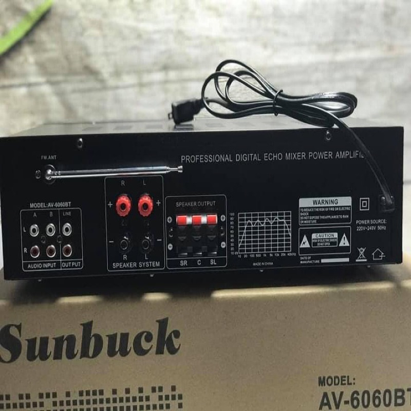Amply sunbuck 6060bt hàng chính hãng