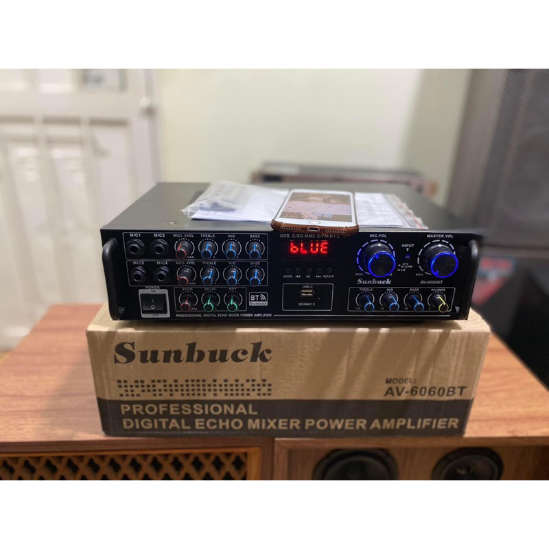 Amply sunbuck 6060bt hàng chính hãng