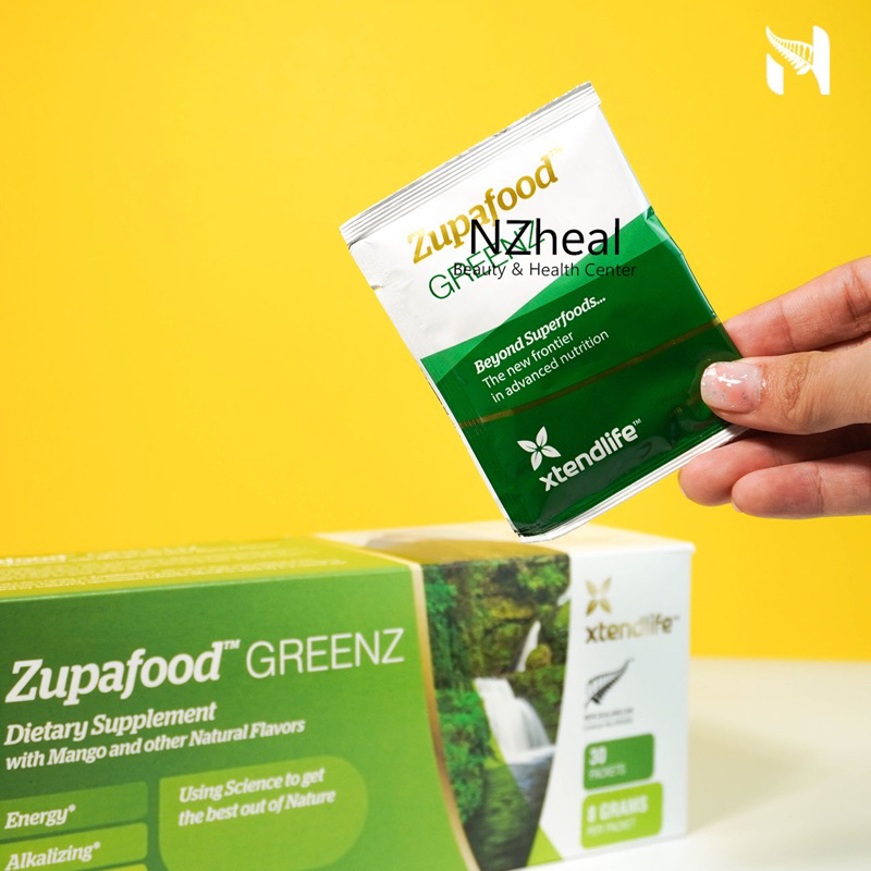 Siêu thực phẩm kiềm hoá xanh Zupafood GREENZ Xtend-Life