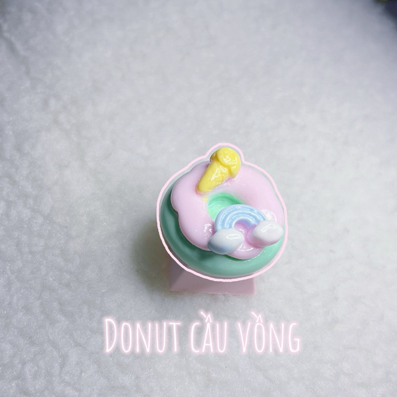 Keycap bánh donut nhiều màu dành cho bàn phím cơ