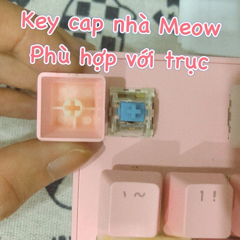 Keycap bánh donut nhiều màu dành cho bàn phím cơ