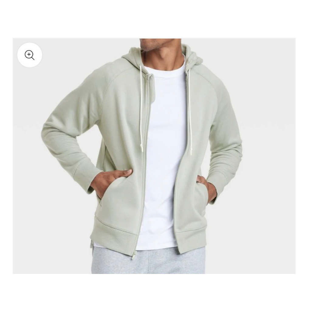 Áo khoác nỉ nam All in Motion cotton bông mềm S77.SP012056