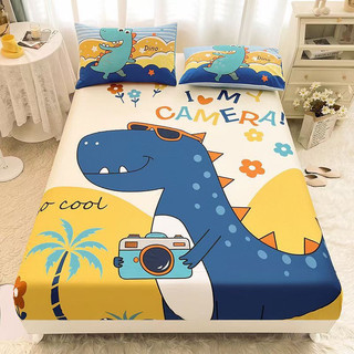 Bộ ga gối cotton 3d hoạt hình cho bé yêu , Ga Gối cotton chất vải mềm mịn chuẩn hàng nhập khẩu.