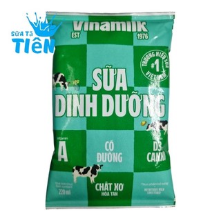Combo 10 bịch Sữa dinh dưỡng Vinamilk có đường - Bịch 220ml x 10