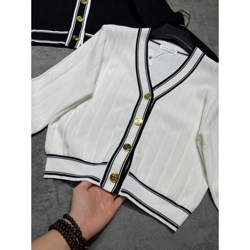 Áo cardigan sandro mỏng nhẹ