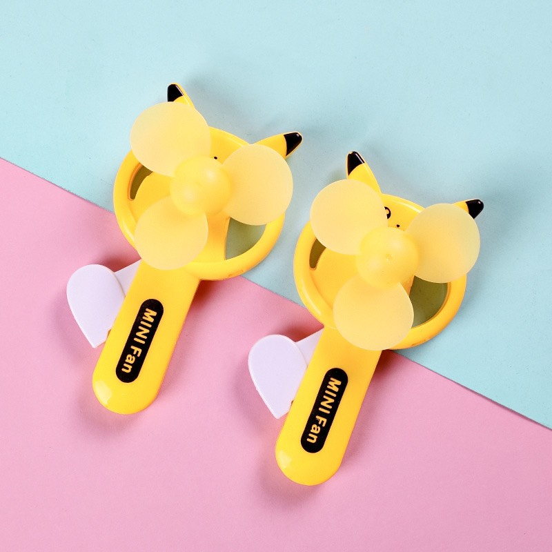 Quạt bóp tay hình thú dễ thương, Quạt cầm tay mini