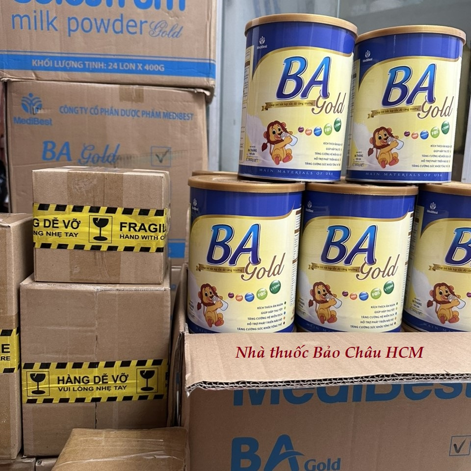 Sữa BA Gold 900g (Hsd 11/2024) dành cho trẻ từ 6 tháng đến 10 tuổi