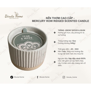 Nến thơm cao cấp - Mercury Row Ridged Scented Candle