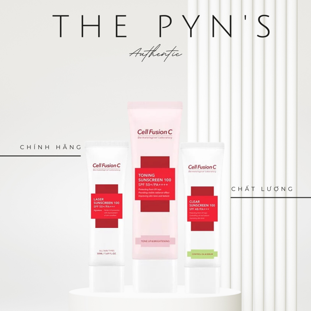 Kem chống nắng Cell Fusion C Toning Suncreen - 50ml - The Pyn's Authentic
