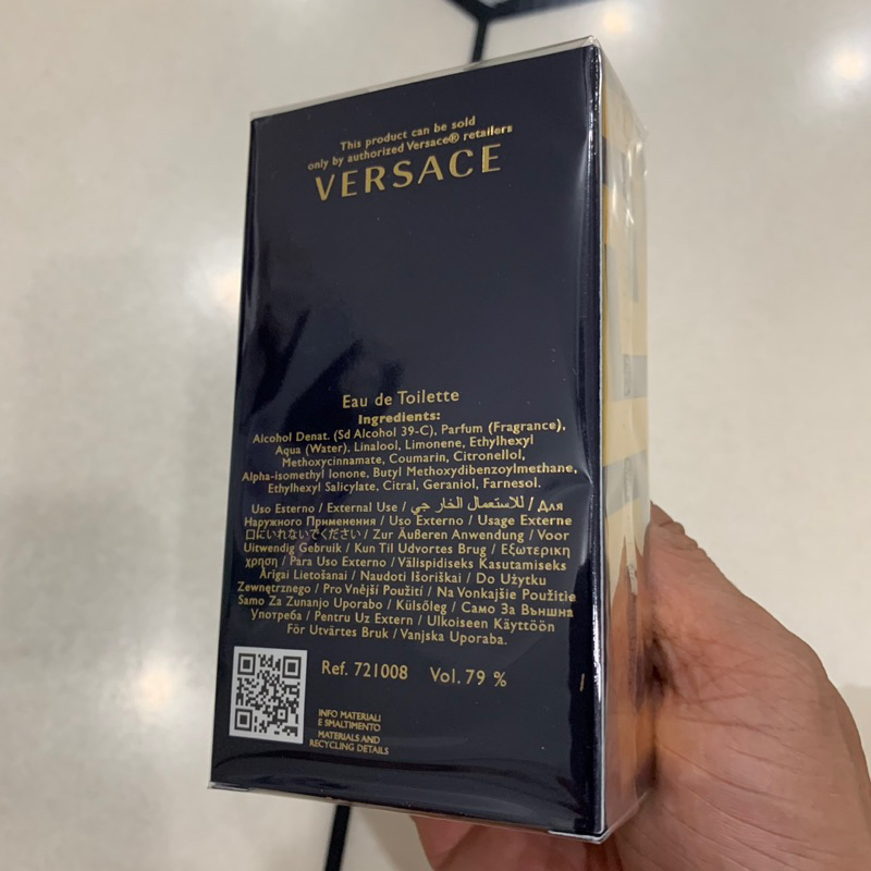 Nước hoa versace dylan blue pour homme EDT 50ml full seal